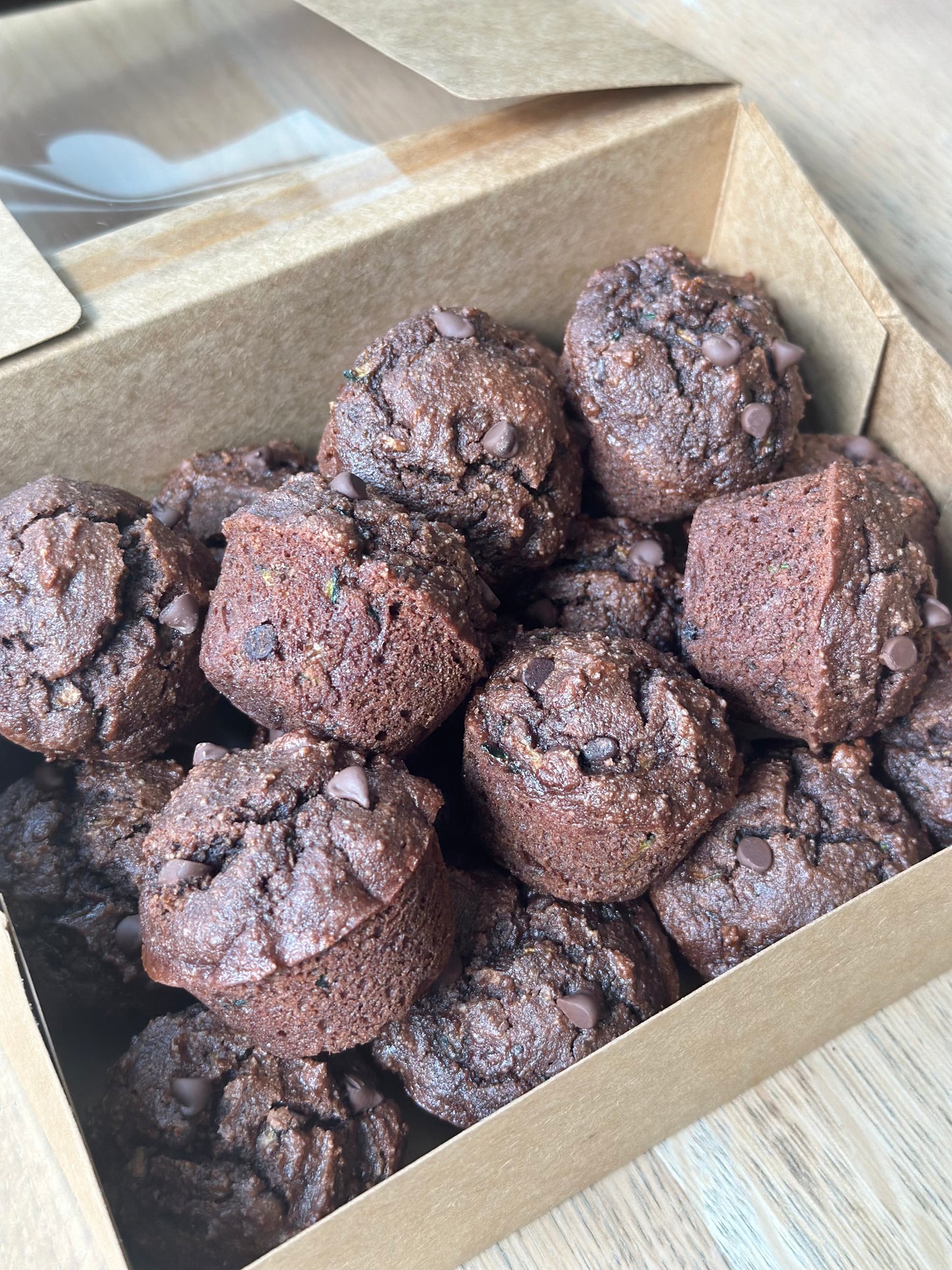 Chocolate Zucchini Muffins