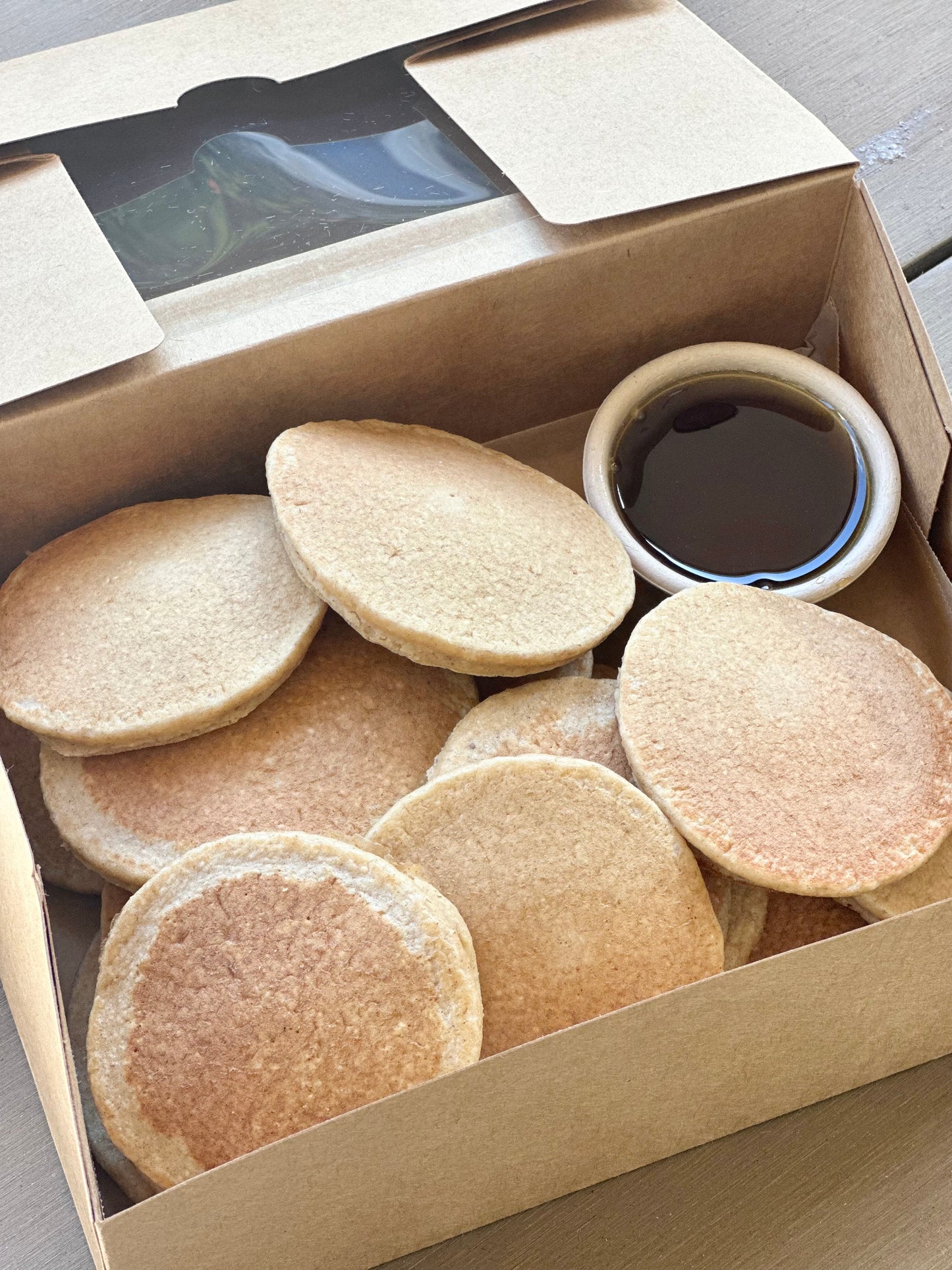 Fluffy Mini Banana Oat Pancakes