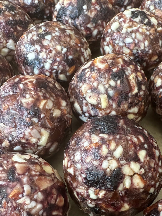 Blueberry Pie Energy Balls