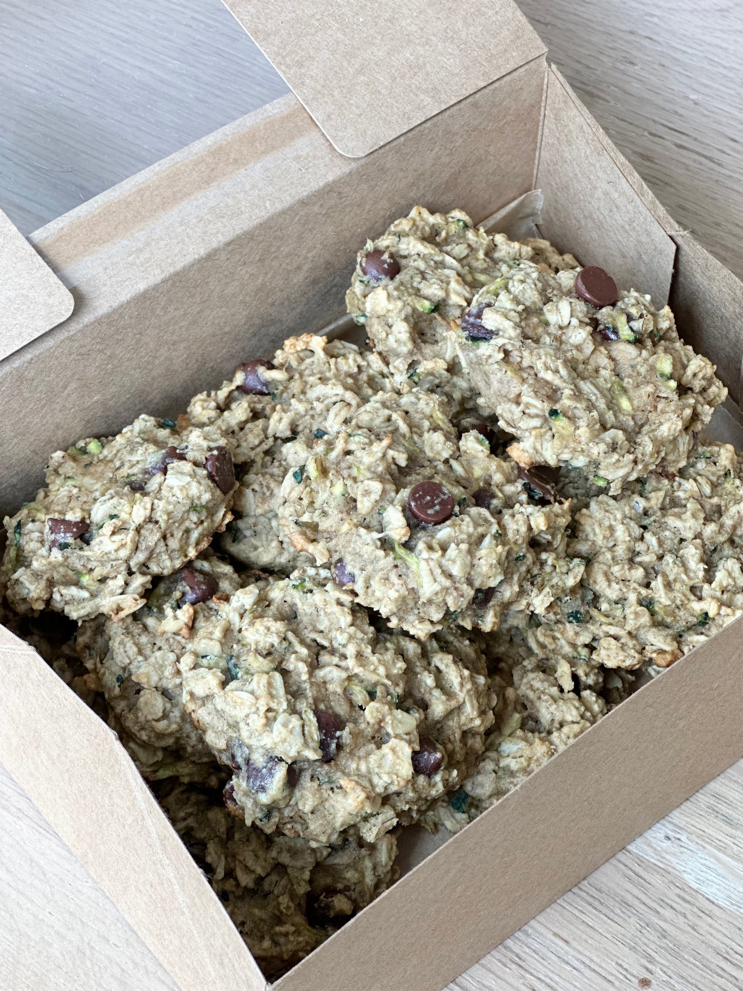 Zucchini Oat Breakfast Cookies