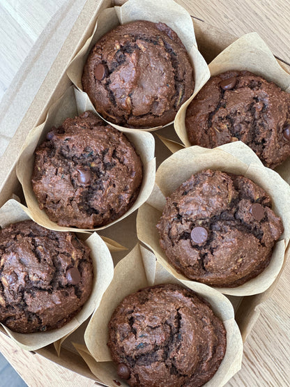 Chocolate Zucchini Muffins